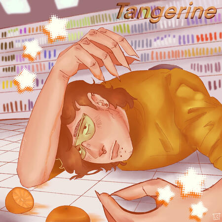 Self portrait (wanted to practice backgrounds)